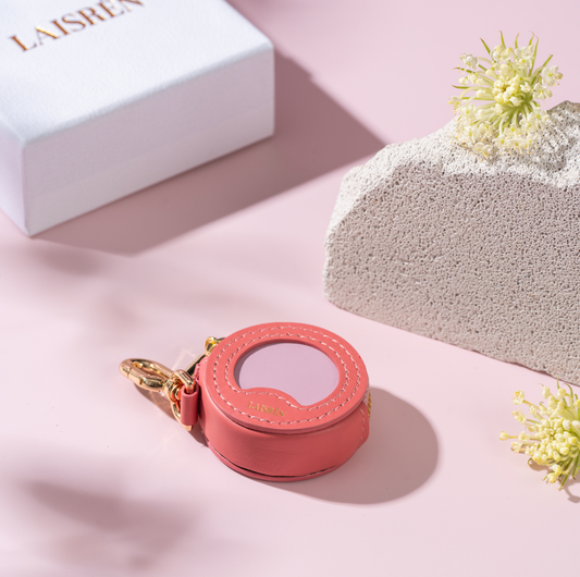 Coral Pink Macaron Charm