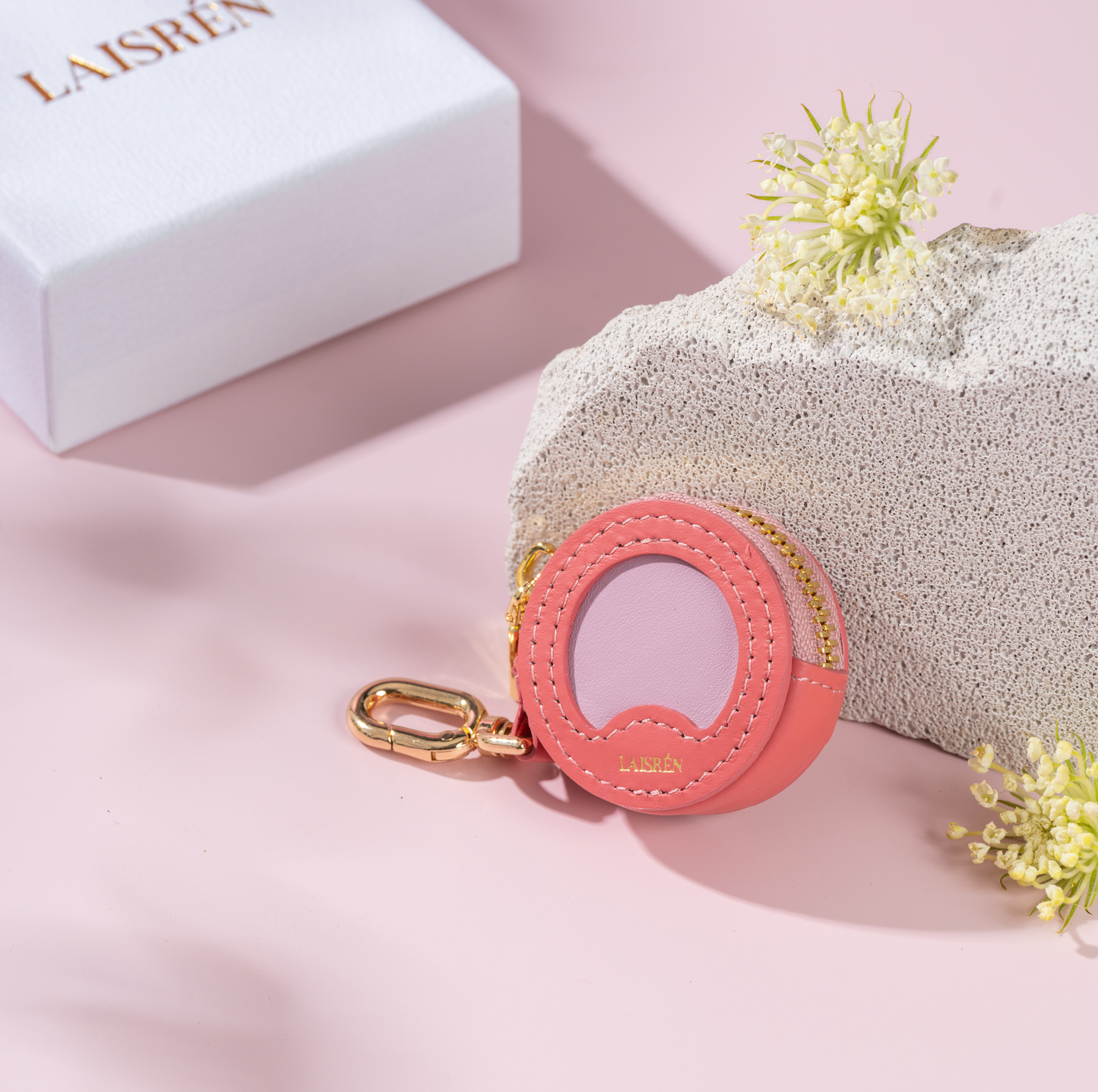 Coral Pink Macaron Charm