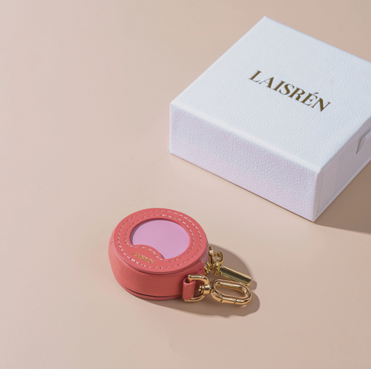 Coral Pink Macaron Charm